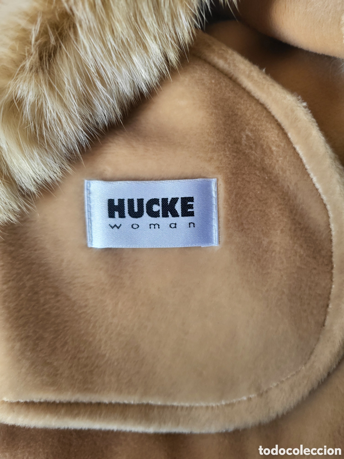 Vintage: Chaleco de mujer con pelo. Marca Hucke - Foto 7