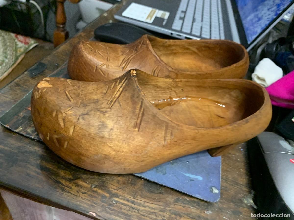 Vintage: albardas o zuecos de madera - Foto 2