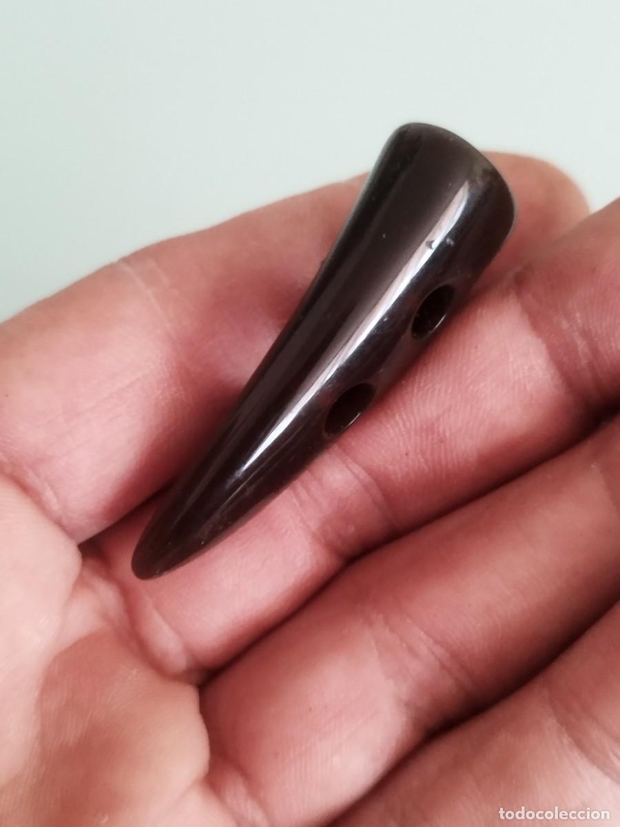 Vintage: Botnon de palanca o de cuerno. - Foto 2