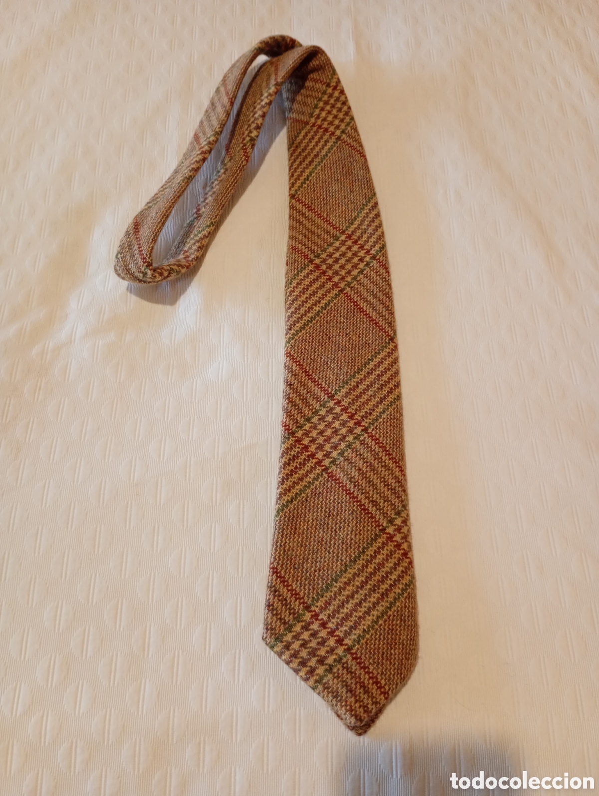 Vintage: Corbata ventage J. Hanly pura lana hecha en escocia