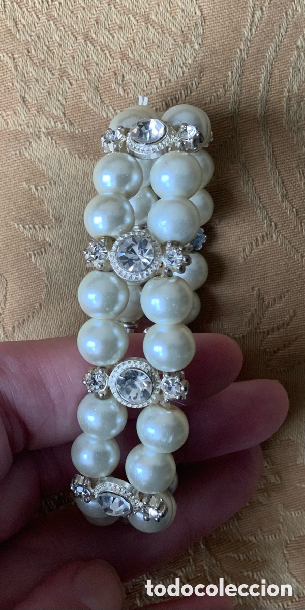 Vintage: PULSERA 2 VUELTAS DE PERLAS - Foto 3