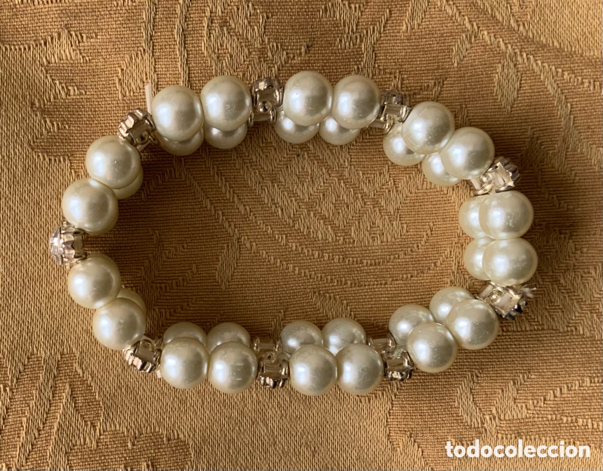 Vintage: PULSERA 2 VUELTAS DE PERLAS - Foto 4