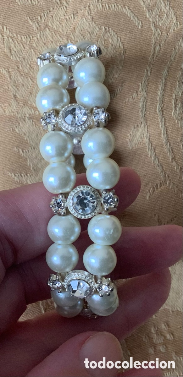 Vintage: PULSERA 2 VUELTAS DE PERLAS - Foto 5