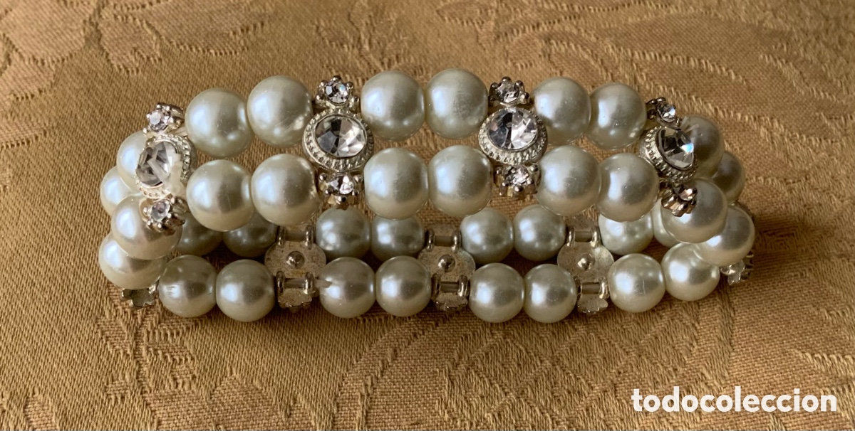Vintage: PULSERA 2 VUELTAS DE PERLAS - Foto 7