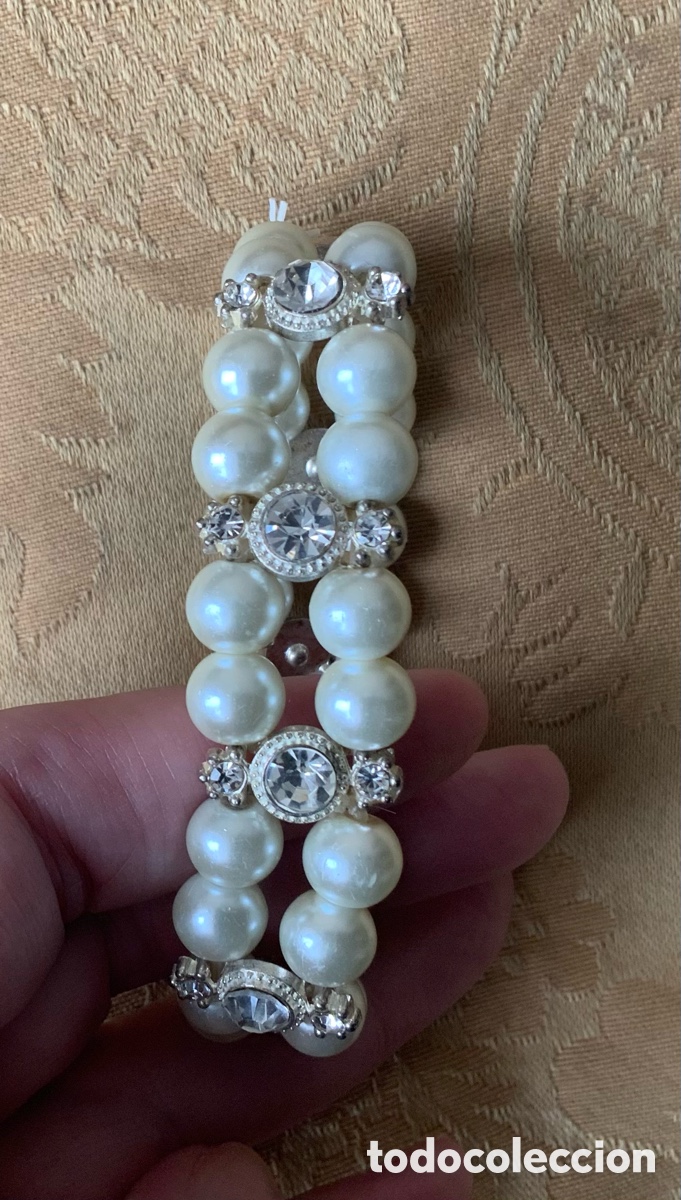 Vintage: PULSERA 2 VUELTAS DE PERLAS - Foto 8