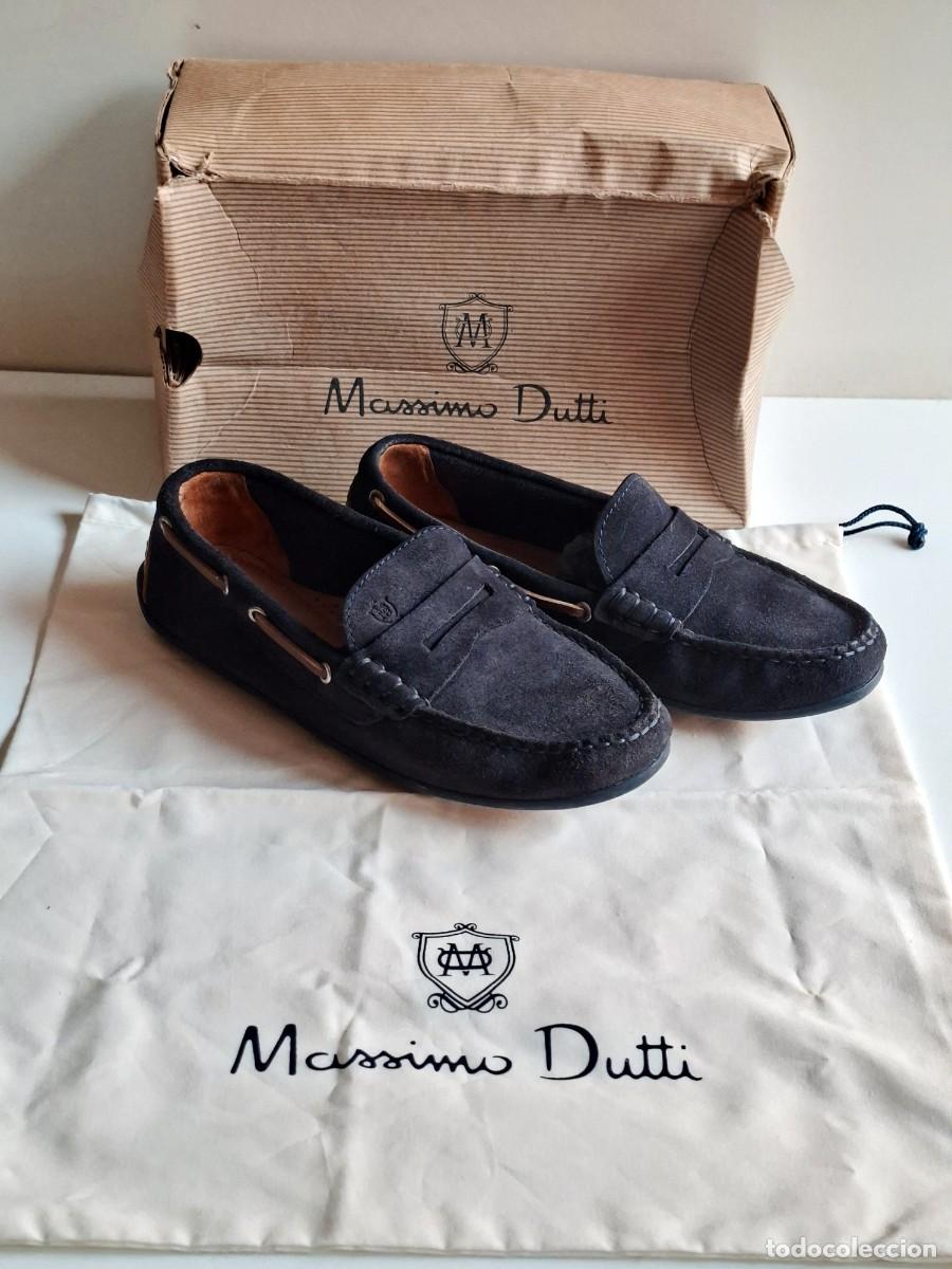 Vintage: MOCASINES DE SERRAJE MASSIMO DUTTI TALLA - 34