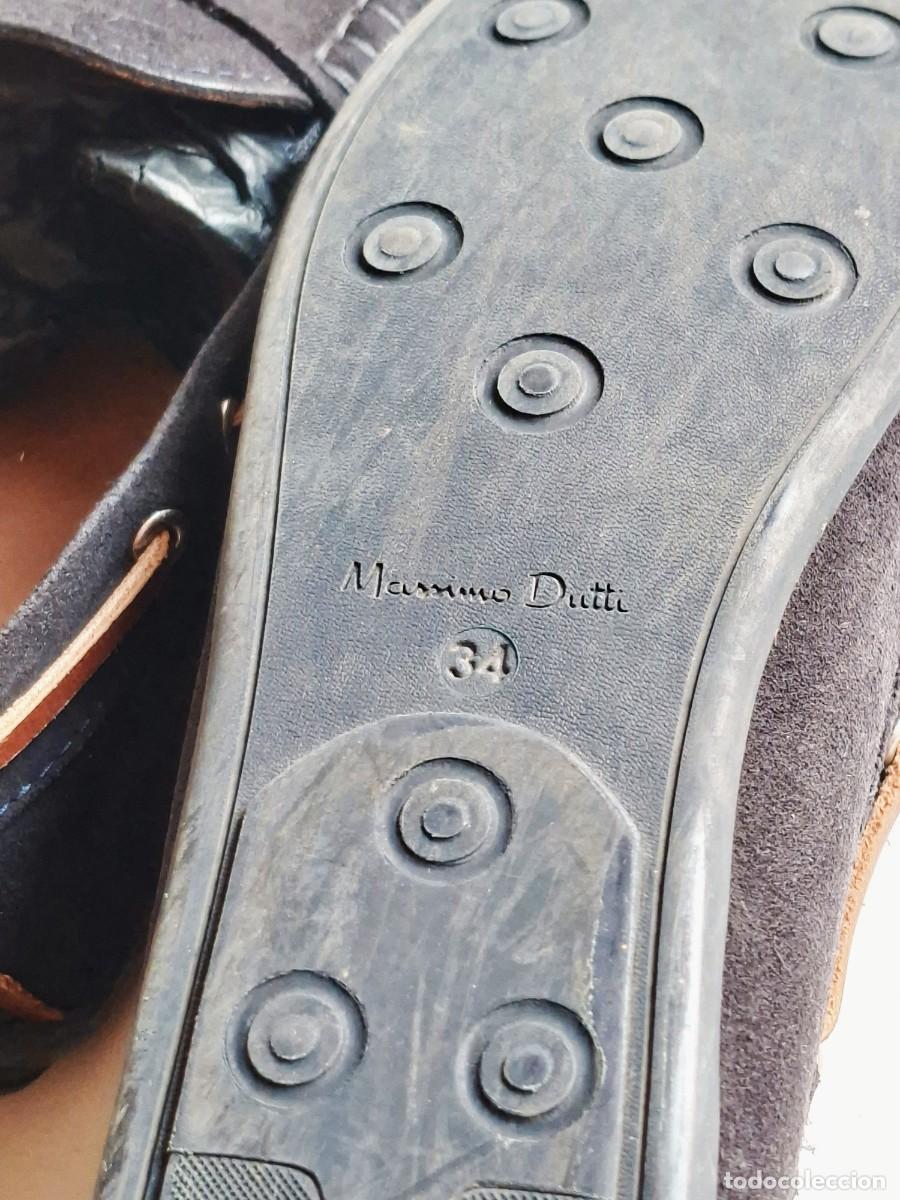 Vintage: MOCASINES DE SERRAJE MASSIMO DUTTI TALLA - 34 - Foto 6