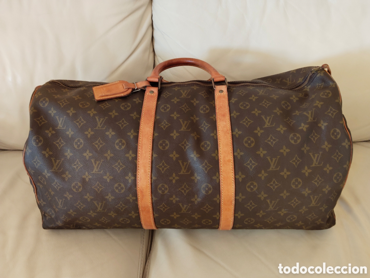 Vintage: IC&Oacute;NICO BOLSO DE VIAJE LOUIS VUITTON KEEPALL CL&Aacute;SICO 60 CM 1988 1991 - FABRICADO EN PAR&Iacute;S - LA EPOCA