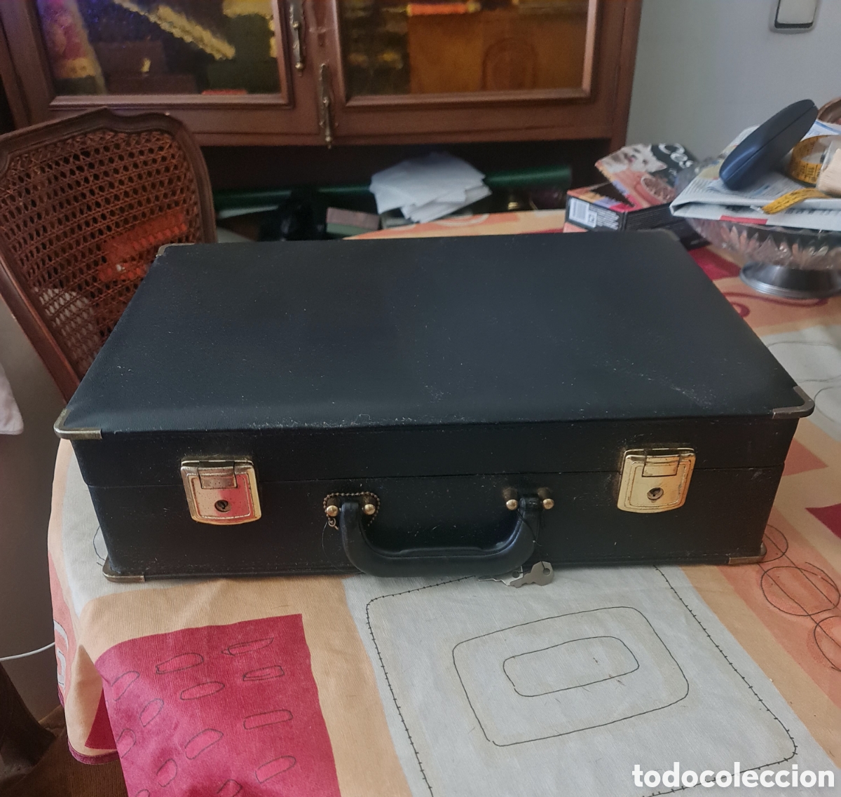 Vintage: Alta gama Exclusivo malet&iacute;n aut&eacute;ntico cuero
