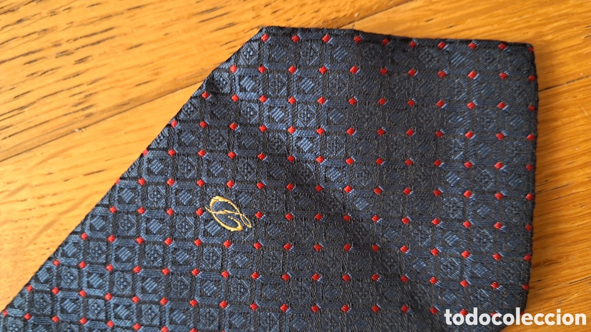 Vintage: S.T. Dupont Paris &mdash; Corbata vintage 100% seda