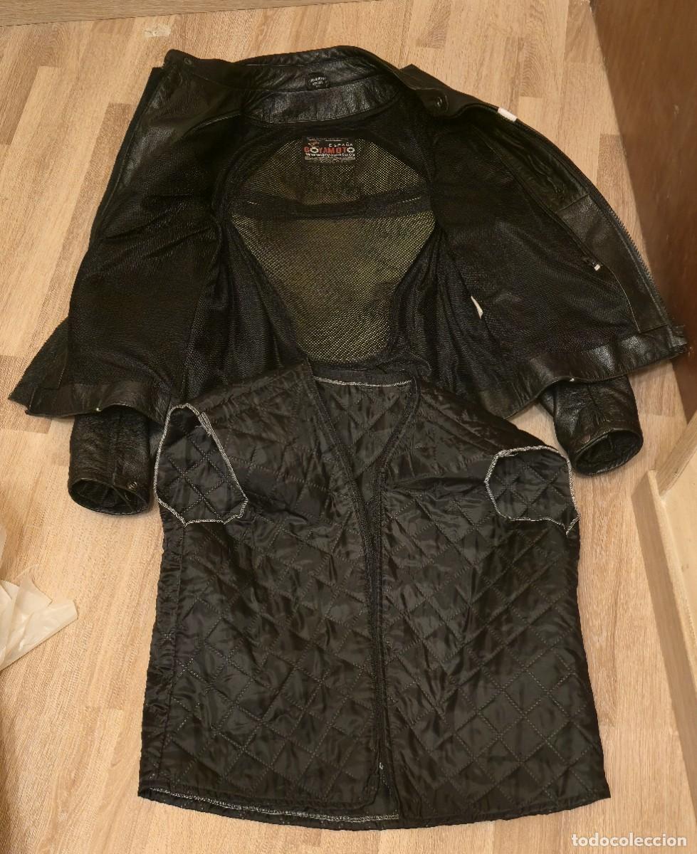 Vintage: Chaqueta de cuero Goyamoto - Foto 3