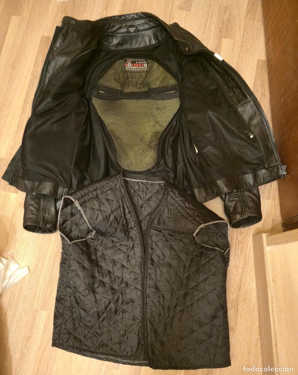 Vintage: Chaqueta de cuero Goyamoto - Foto 4