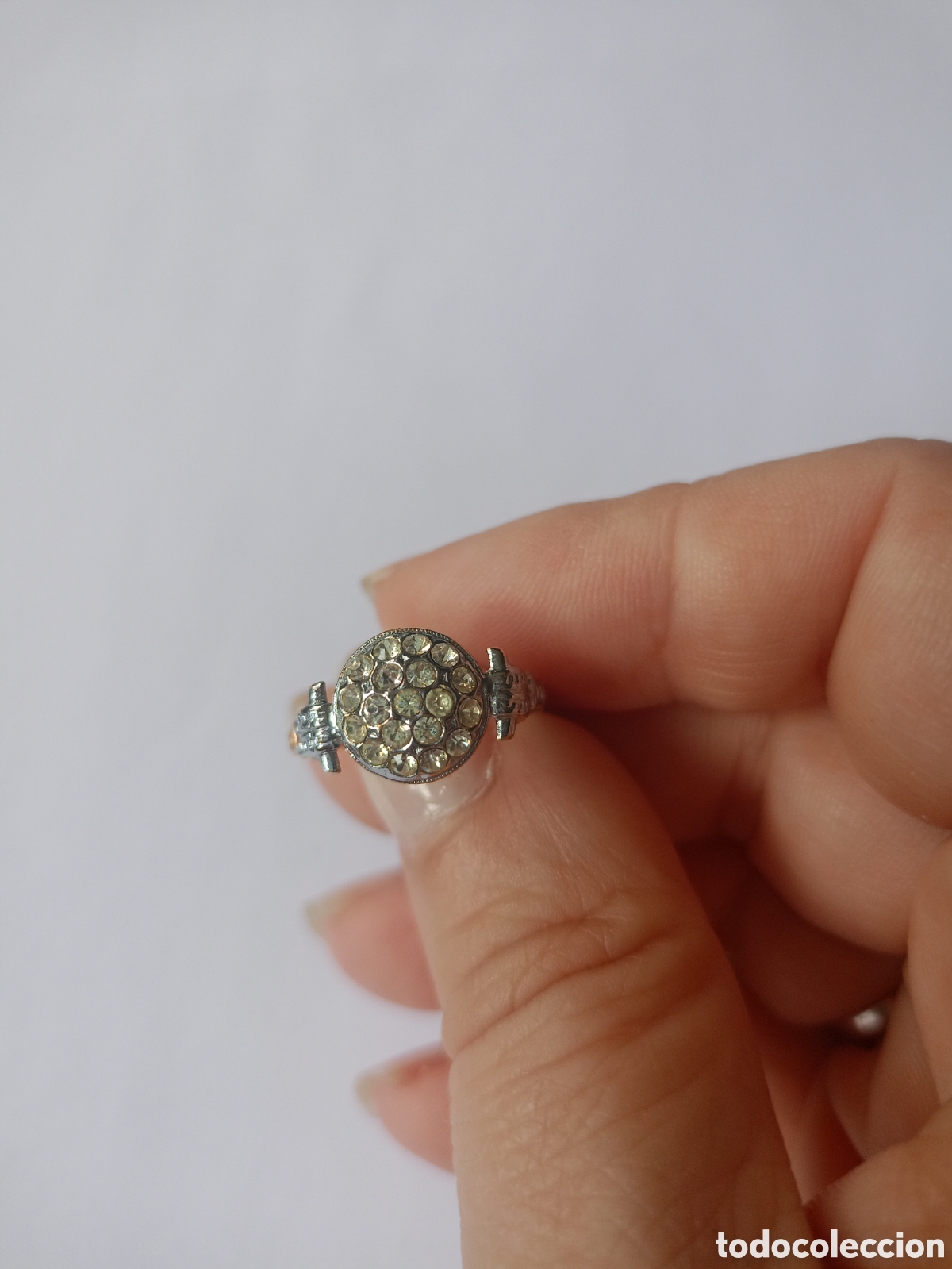 Vintage: Anillo antiguo dorado 1 - Foto 2