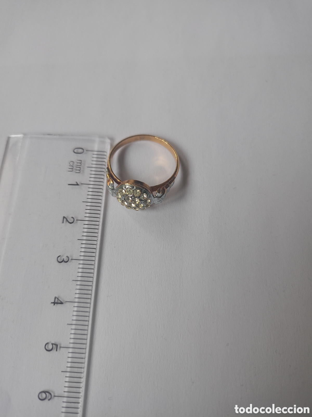 Vintage: Anillo antiguo dorado 1 - Foto 1