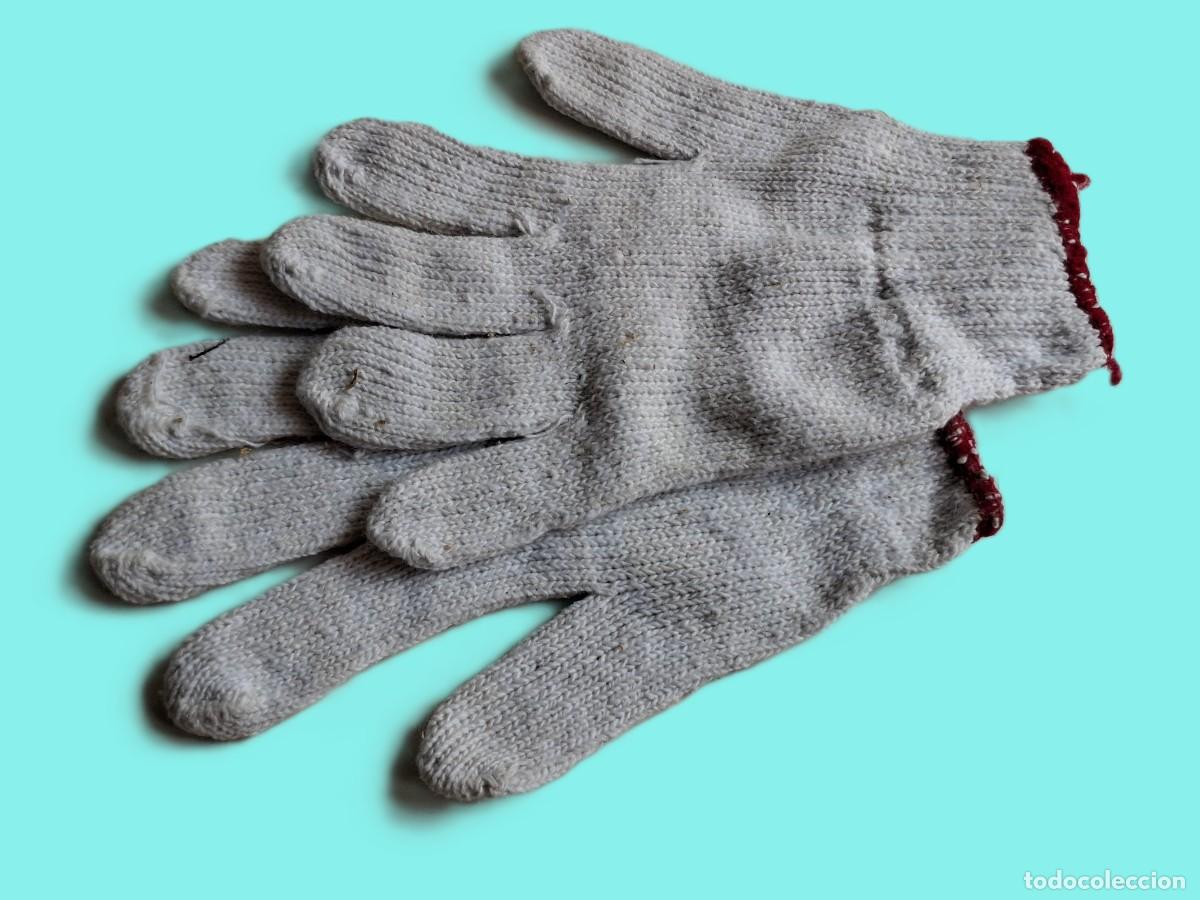 Vintage: GUANTES DE TRABAJO ELASTICOS TALLA M