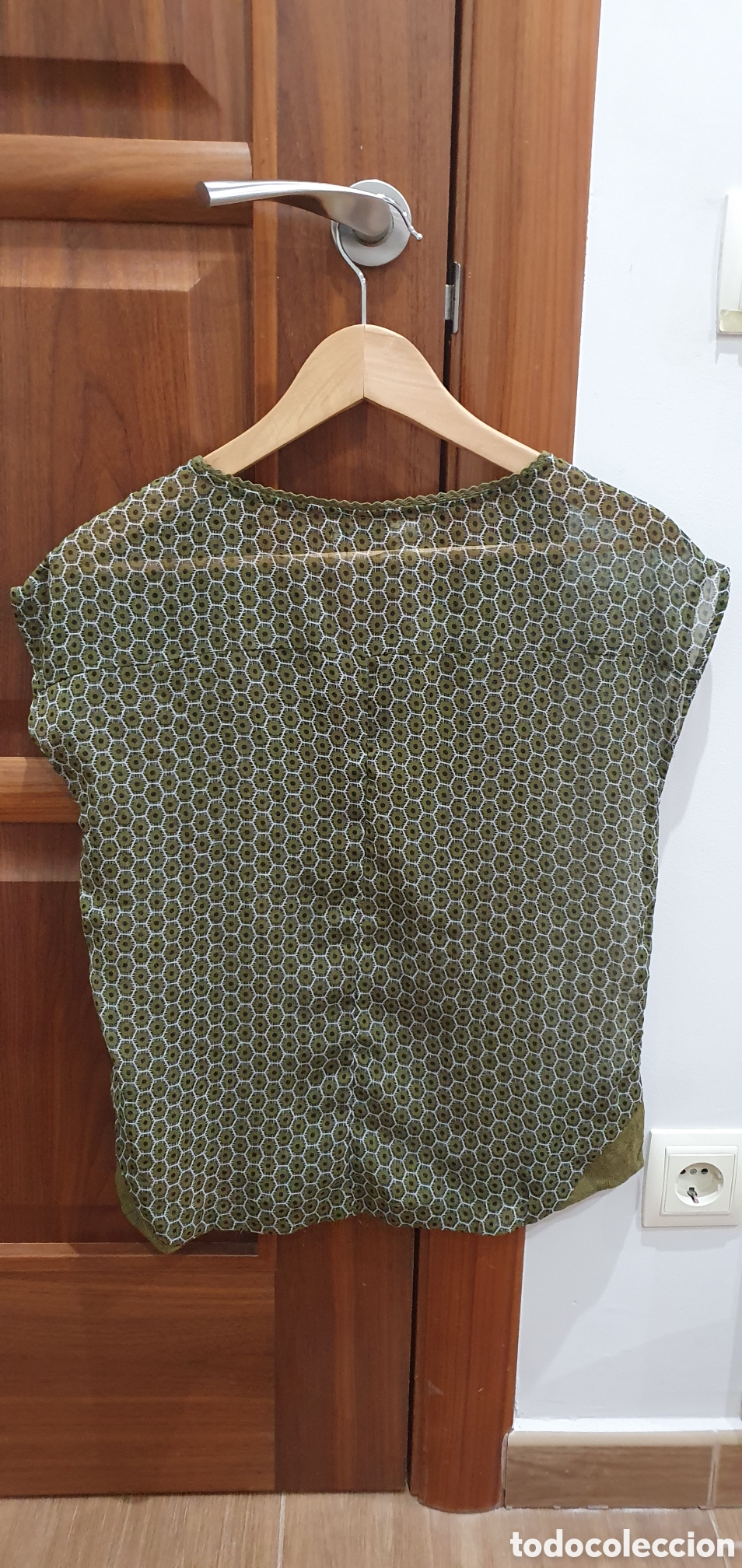 Vintage: Blusa Vintage Transl&uacute;cida - Foto 2