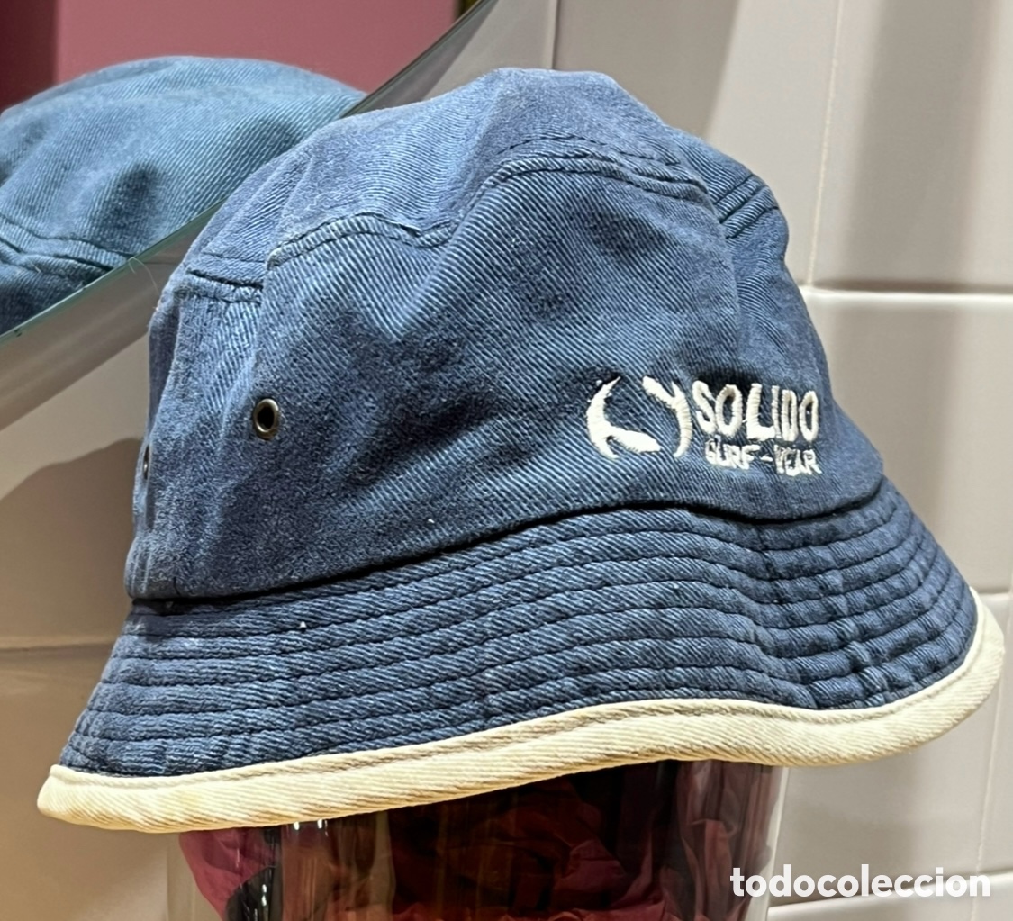 Vintage: Gorro. SOLIDO Surf - Wear. Tejido vaquero. Talla S.