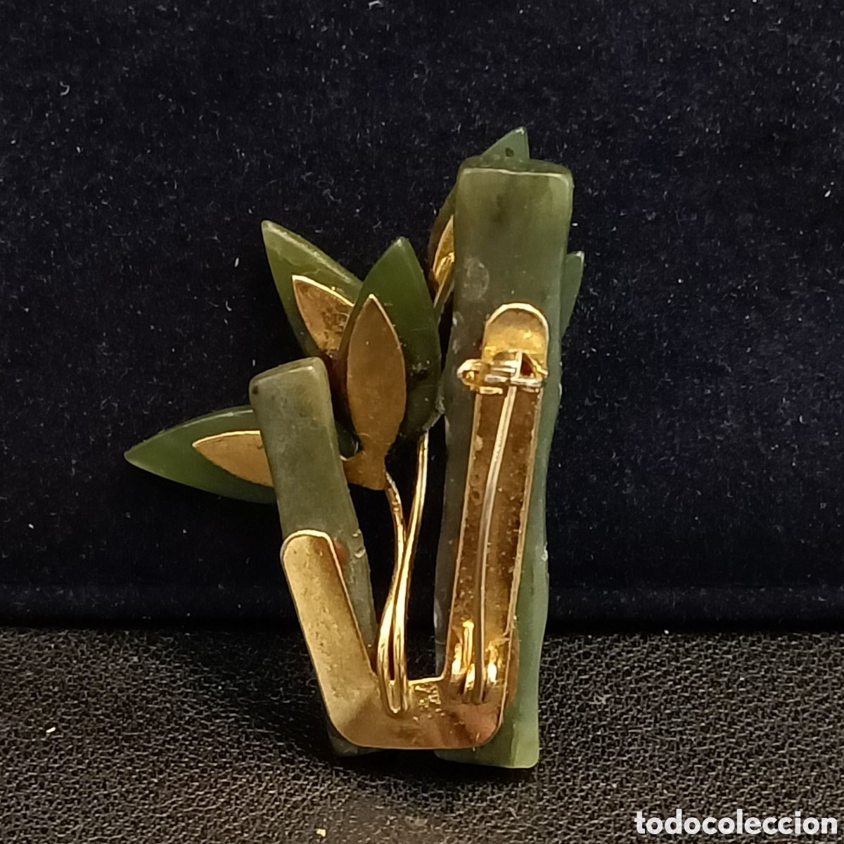Vintage: Broche con forma de bamb&uacute; vintage. - Foto 4