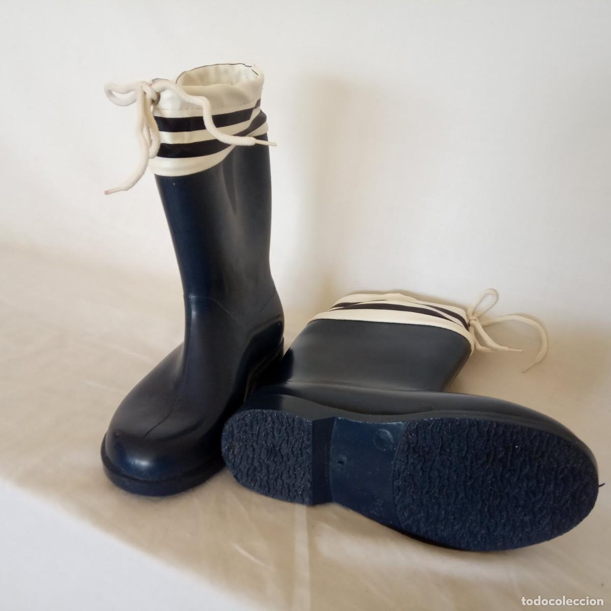 Vintage: Botas Vintage de Lluvia para Ni&ntilde;o o Ni&ntilde;a- Talla 31 - A Estrenar en su Embalaje Original