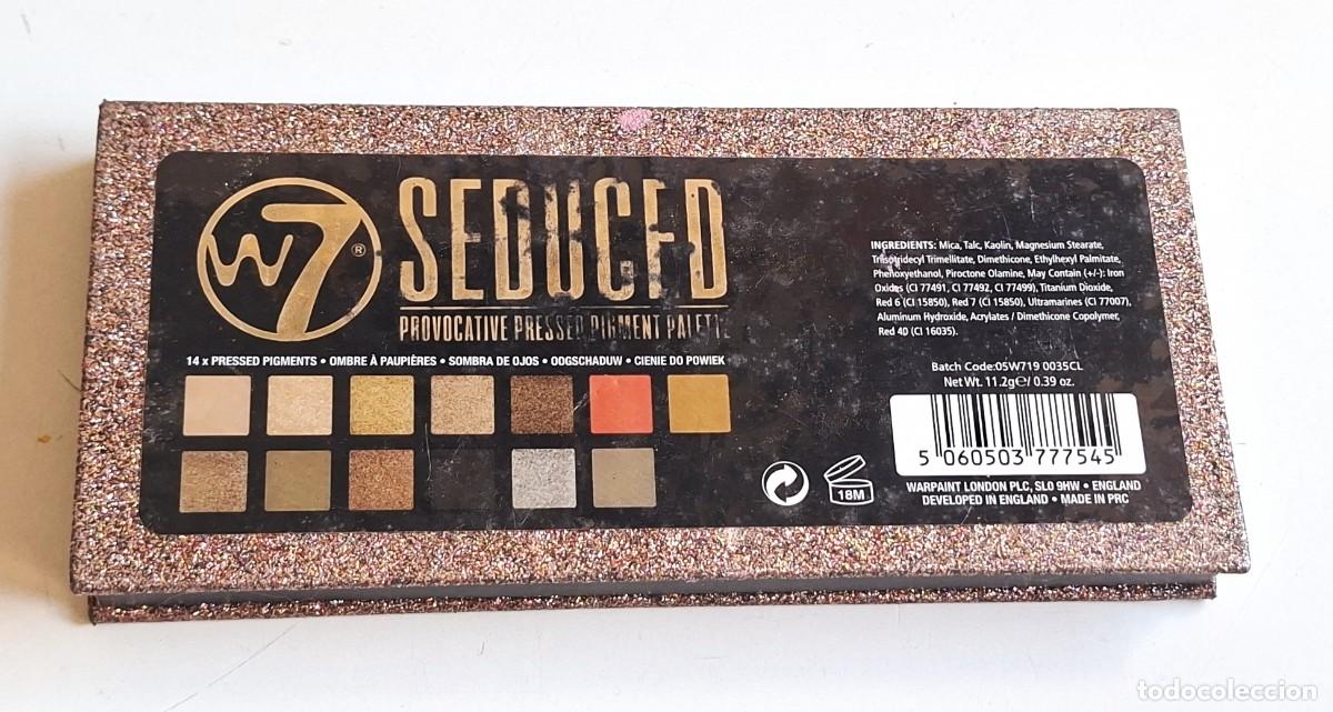 Vintage: PALETA DE SOMBRAS W7 SEDUCED PROVOCATIVE - Foto 3