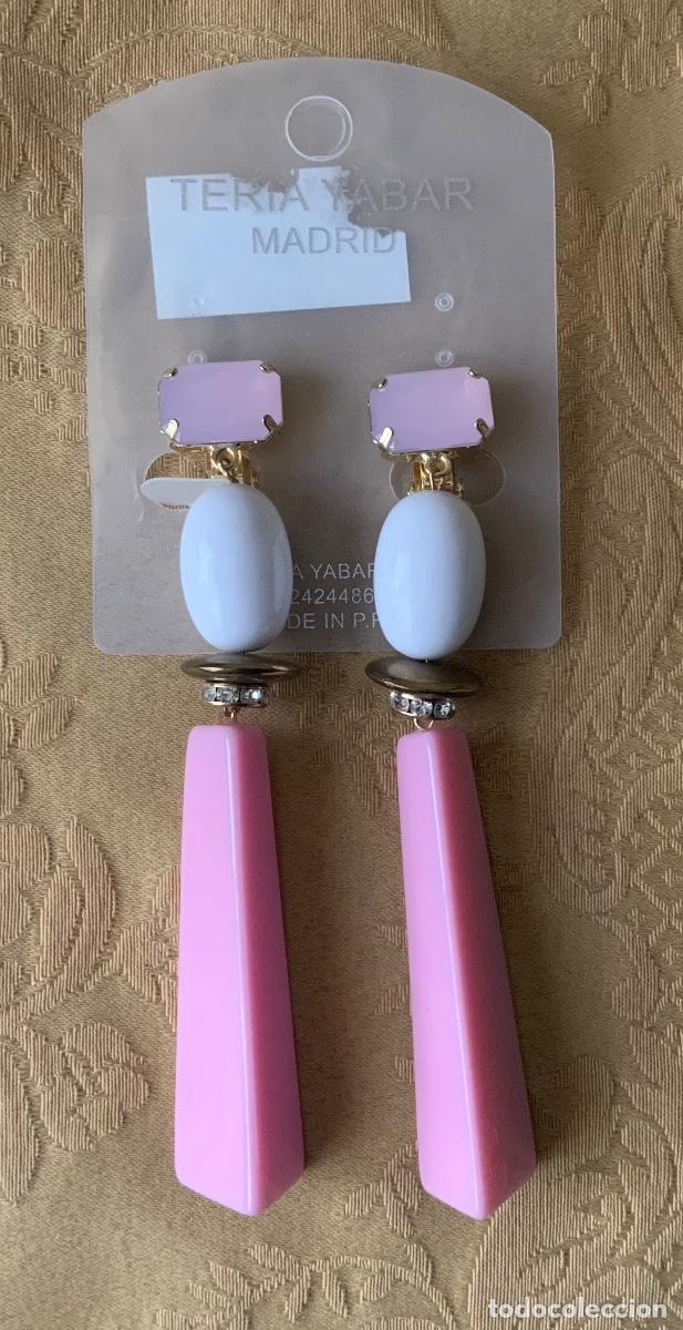Vintage: PENDIENTES EXTRA LARGOS TERIA YABAR 12 cm - Foto 3