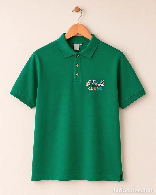 Vintage: Polo verde Curro Expo 92