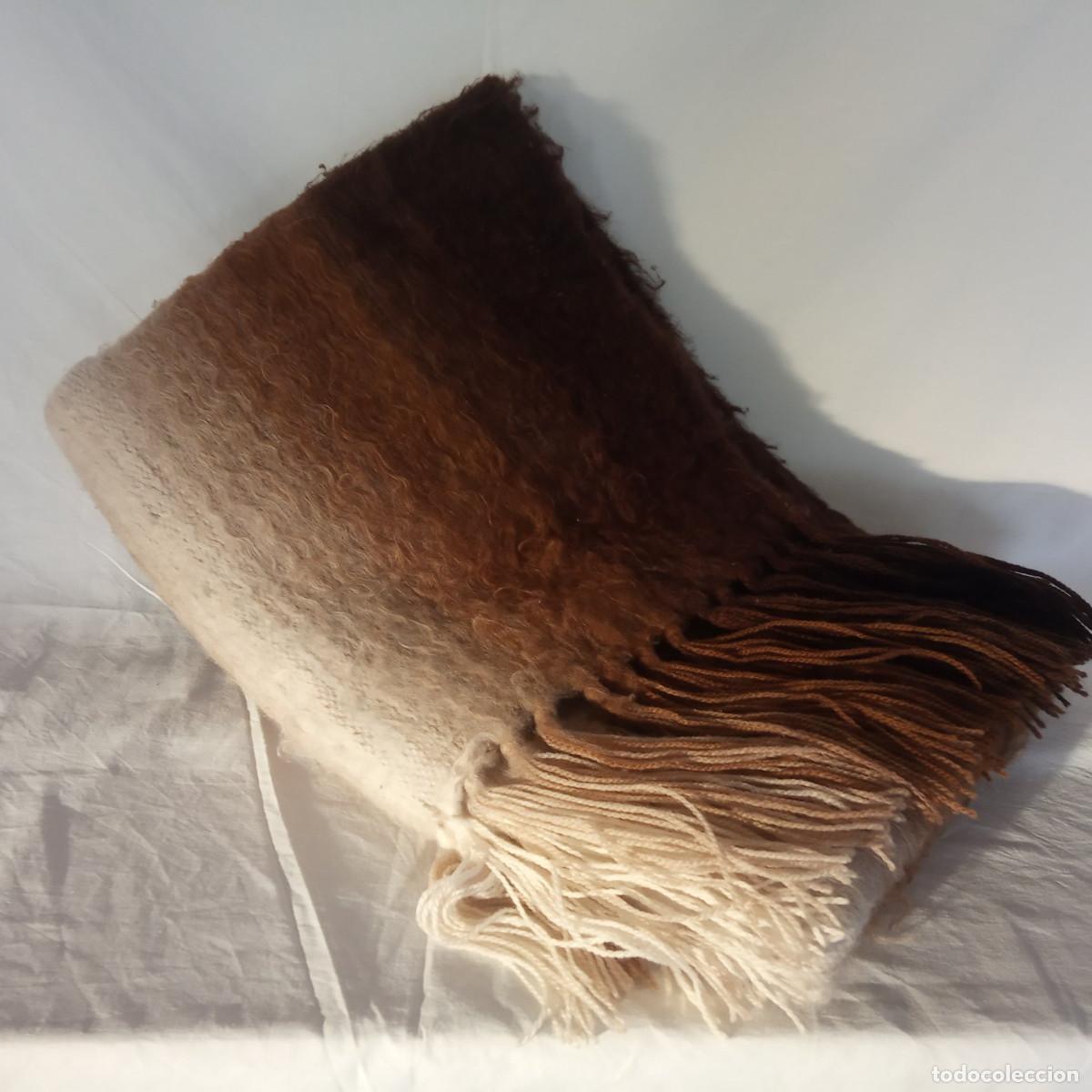 Vintage: C&aacute;lida Bufanda de Lana tipo Mohair o similar