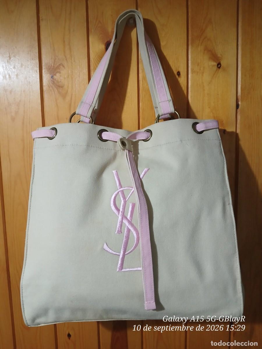 Vintage: Bolso tote bag, Yves Saint Laurent.