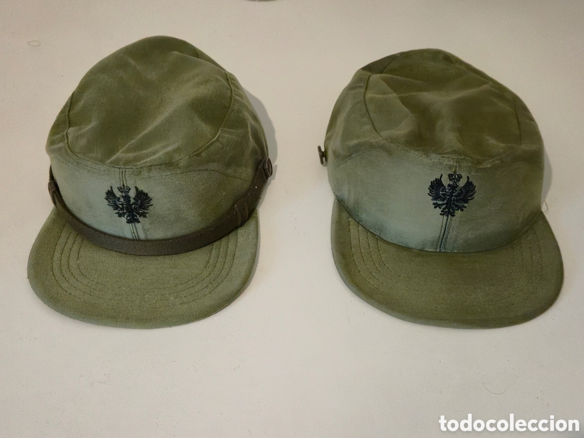 Vintage: Lote de gorras Ej&eacute;rcito Espa&ntilde;ol