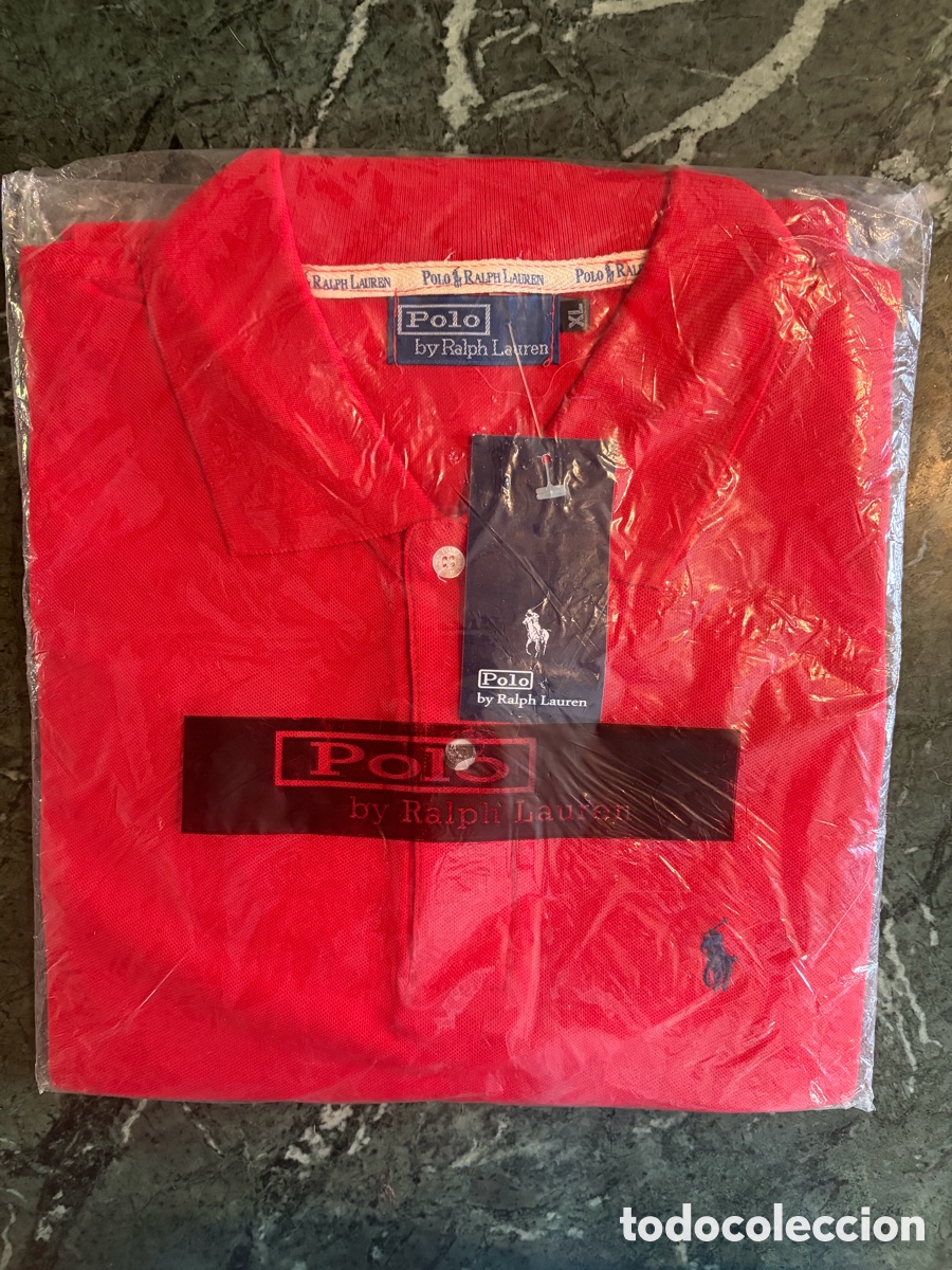 Vintage: POLO RALPH LAUREN ROJO XL NUEVO CON. ETIQUETA Y EMBALAJE ORIGINAL