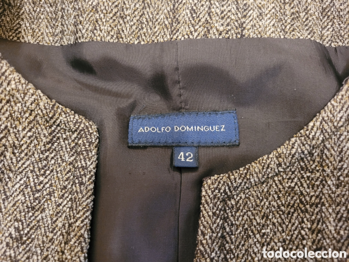 Vintage: CHAQUETA &rdquo;ADOLFO DOMINGUEZ&rdquo;, talla 42 - Foto 5