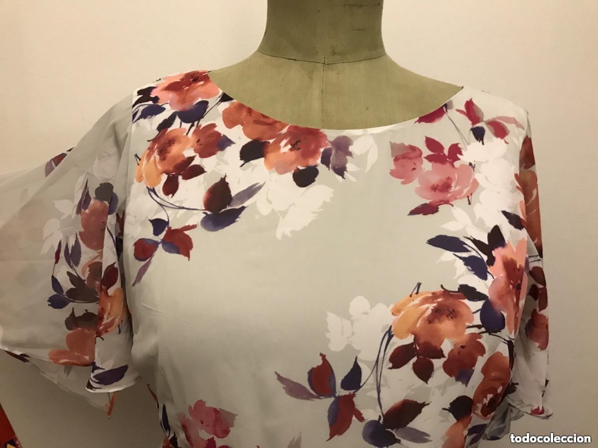 Vintage: Vaporoso vestido Laura Ashley de gasa con estampado floral de flores
