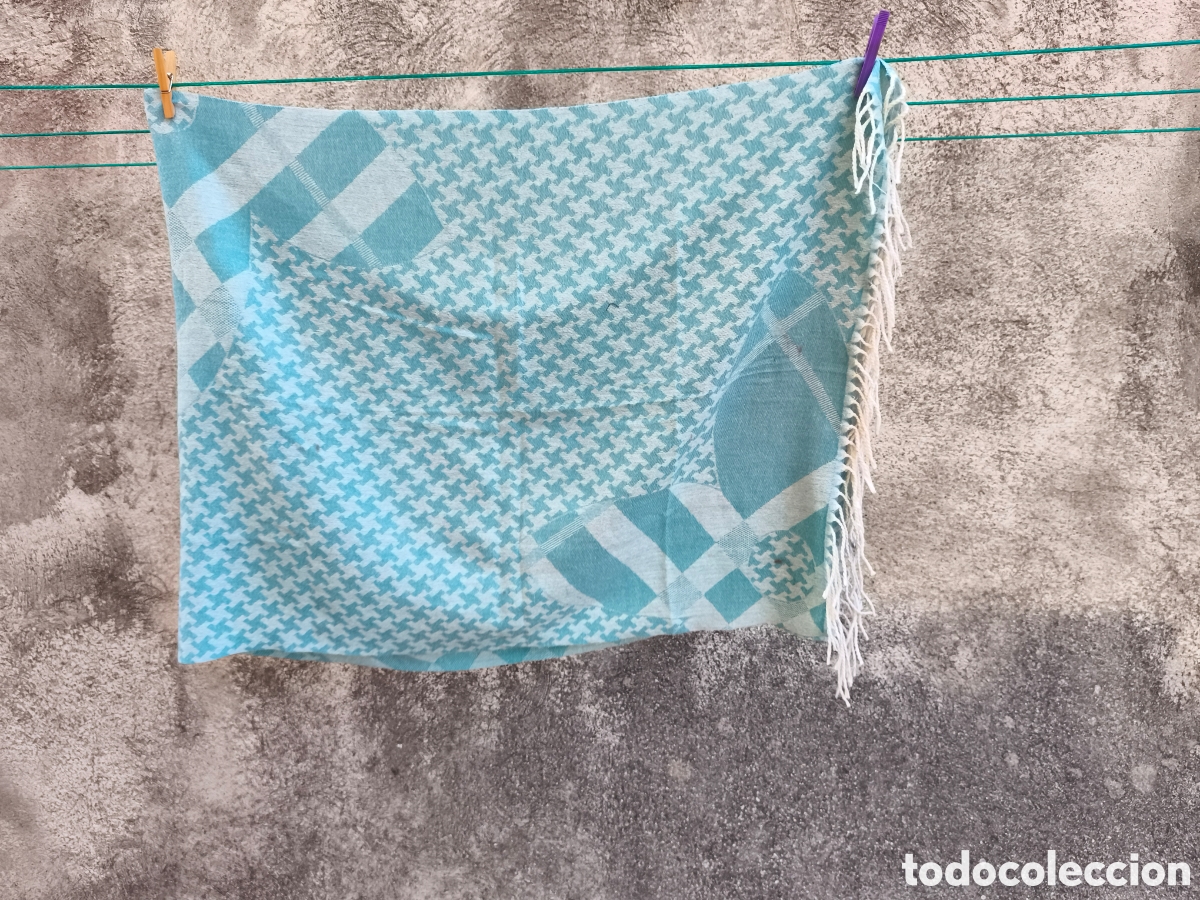 Vintage: Fular impecable, con flecos - Foto 3