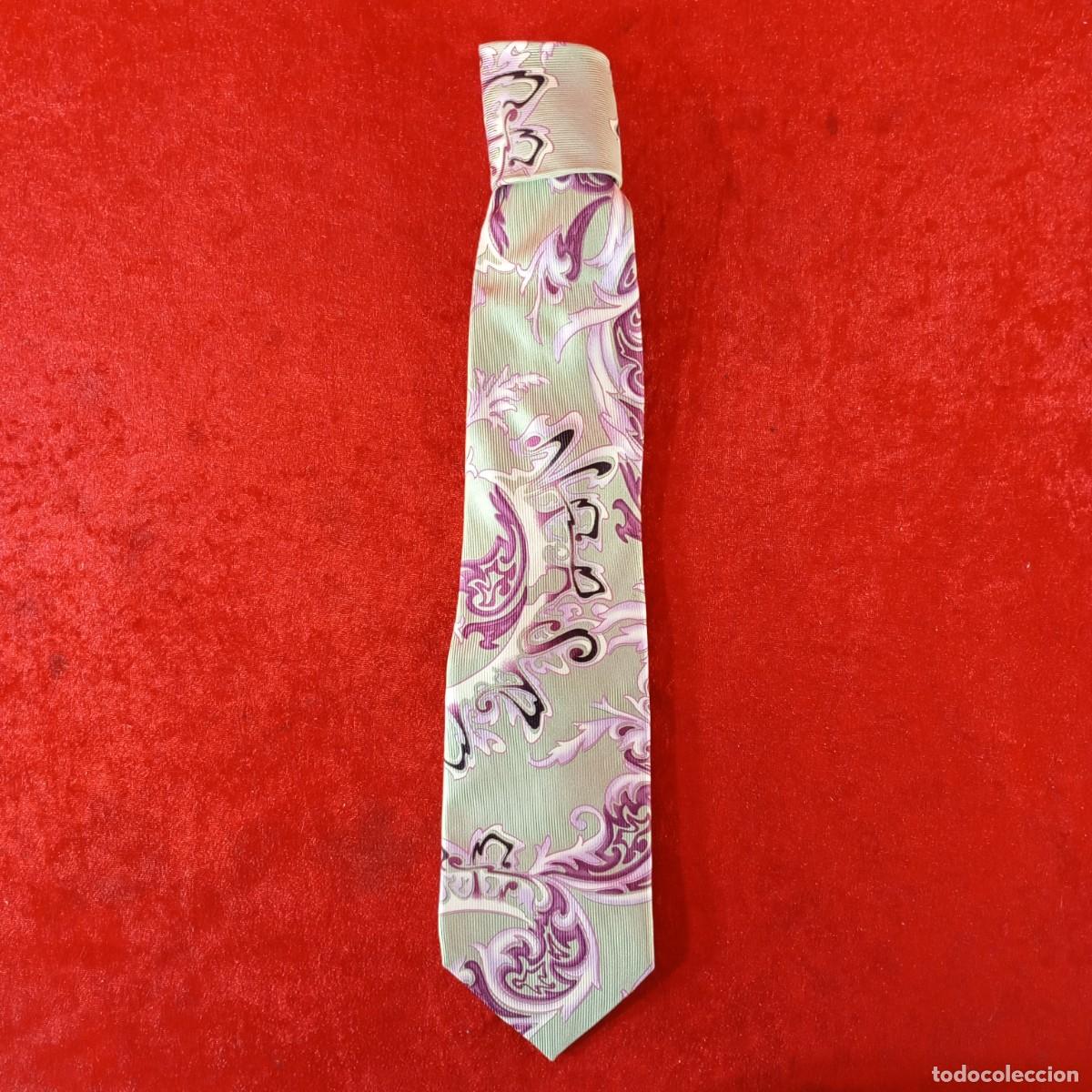 Vintage: PRECIOSA CORBATA - VERSACE - MADE IN ITALY - SEDA 100% - PIEZA DE COLECCION - ORIGINAL
