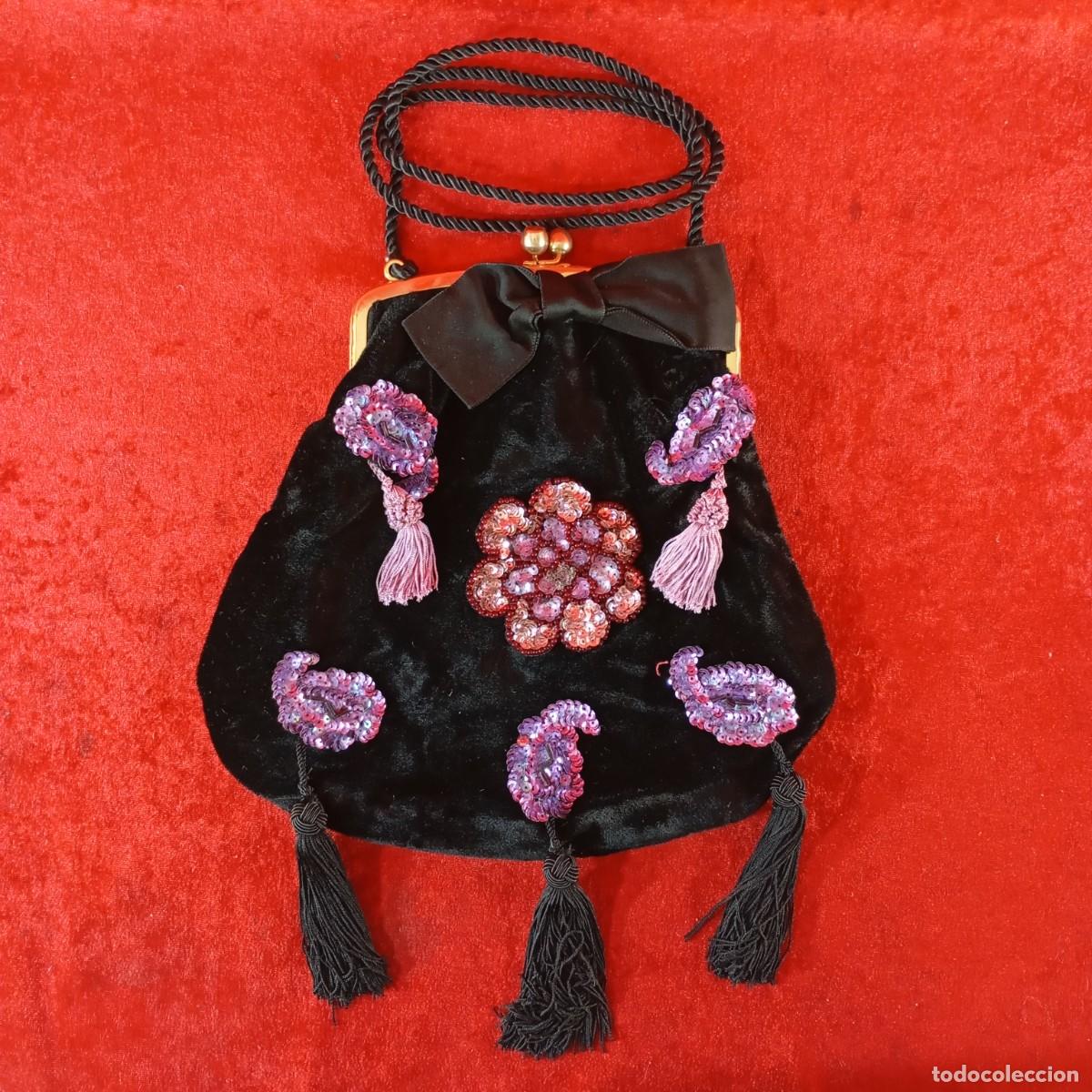 Vintage: PRECIOSO BOLSO DE FIESTA - BRILLI BRILLE - CON DECORACIONES ELEGANTES