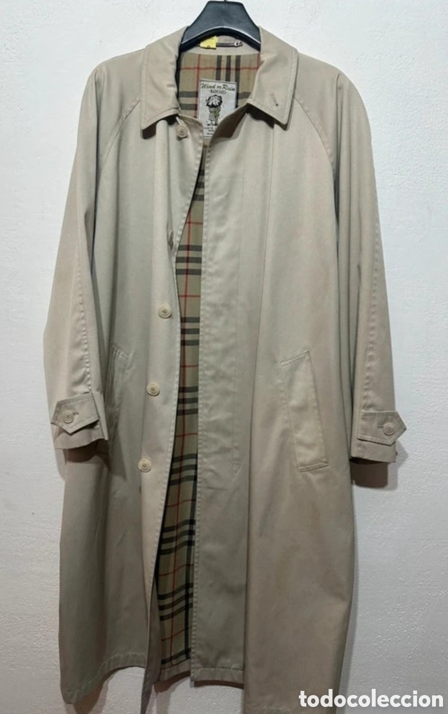 Vintage: Trench Coat Vintage Estilo Cl&aacute;ssico (Tam. L)