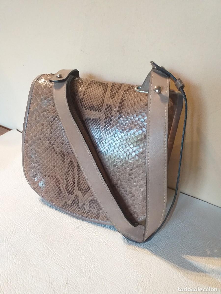 Vintage: BOLSO LOEWE ORIGINAL PIEL Y SERPIENTE - Foto 4