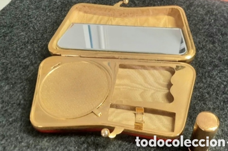 Vintage: bolso clutch polvera vintage - Foto 3