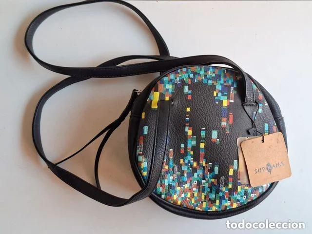 Vintage: BOLSO SURKANA multicolor 21X21X6. CM