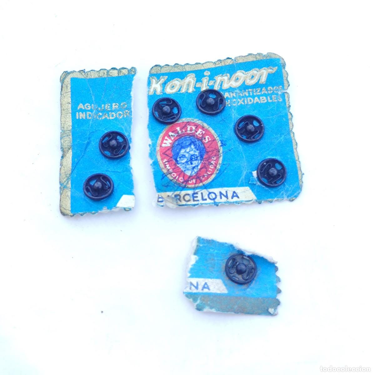 Vintage: BLISTER CORCHETES - WALDES KOH-I-NOOR