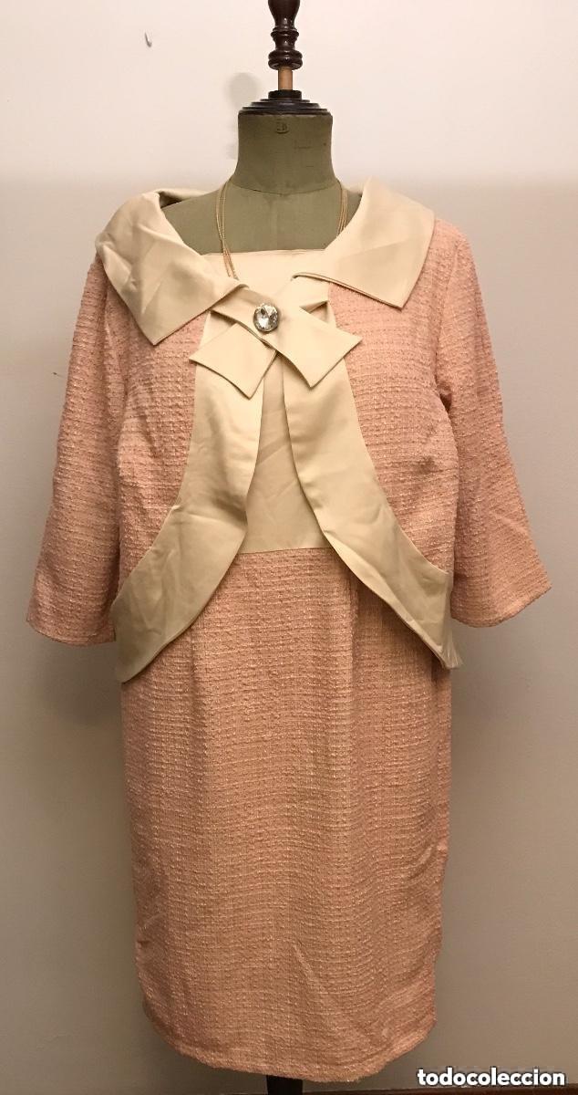 Vintage: Barbie Fashion Luncheon woman unique vintage traje chaqueta tipo Chanel reproducci&oacute;n nuevo 2XL