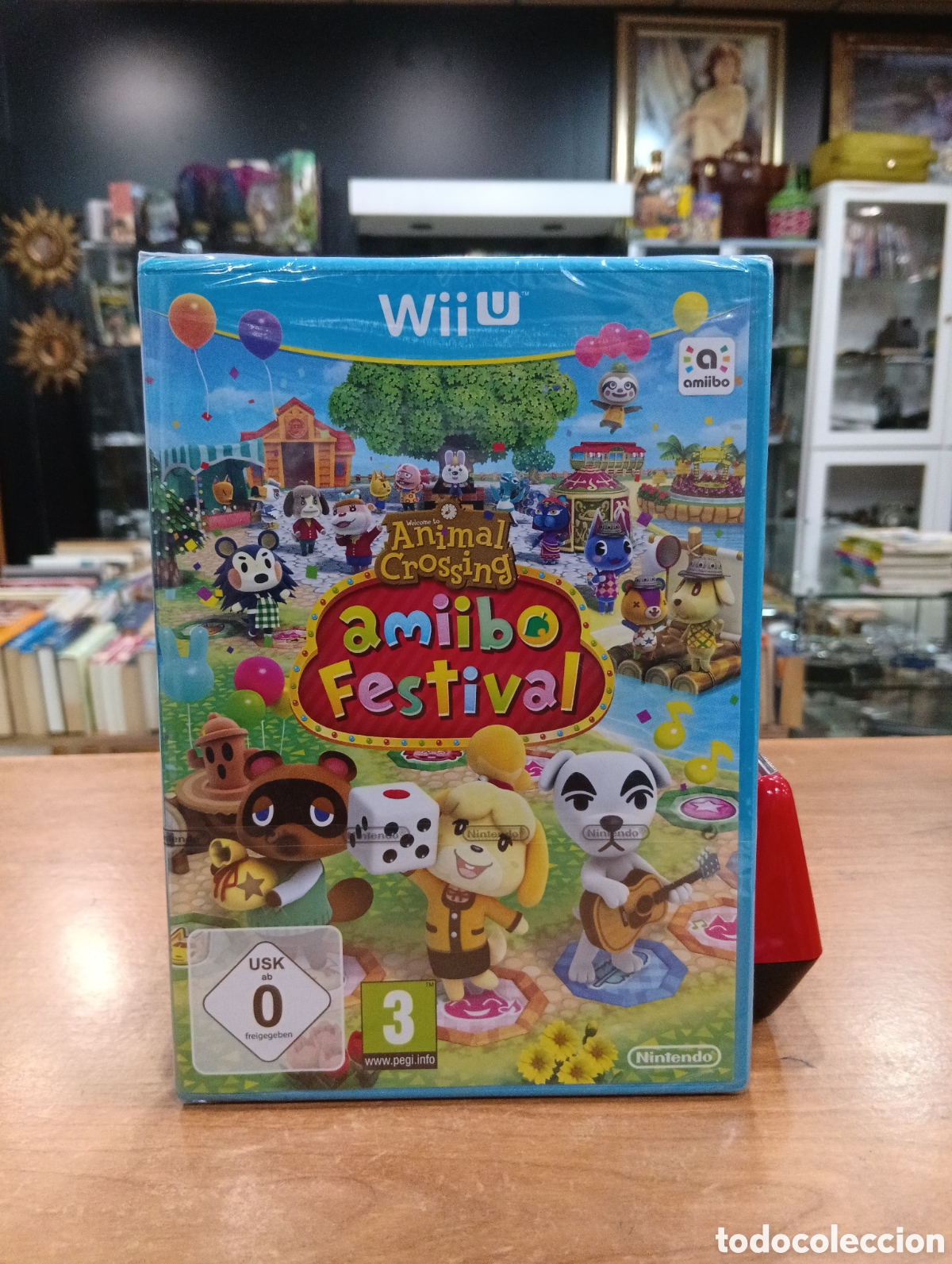 Vintage: Videojuego Animal Crossing Amiibo Festival Para consola Nitendo Wii U