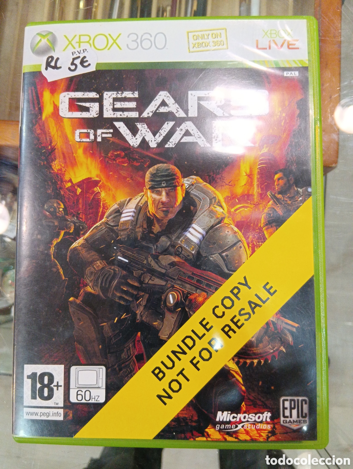 Vintage: Videojuego Gears of war para consola X box