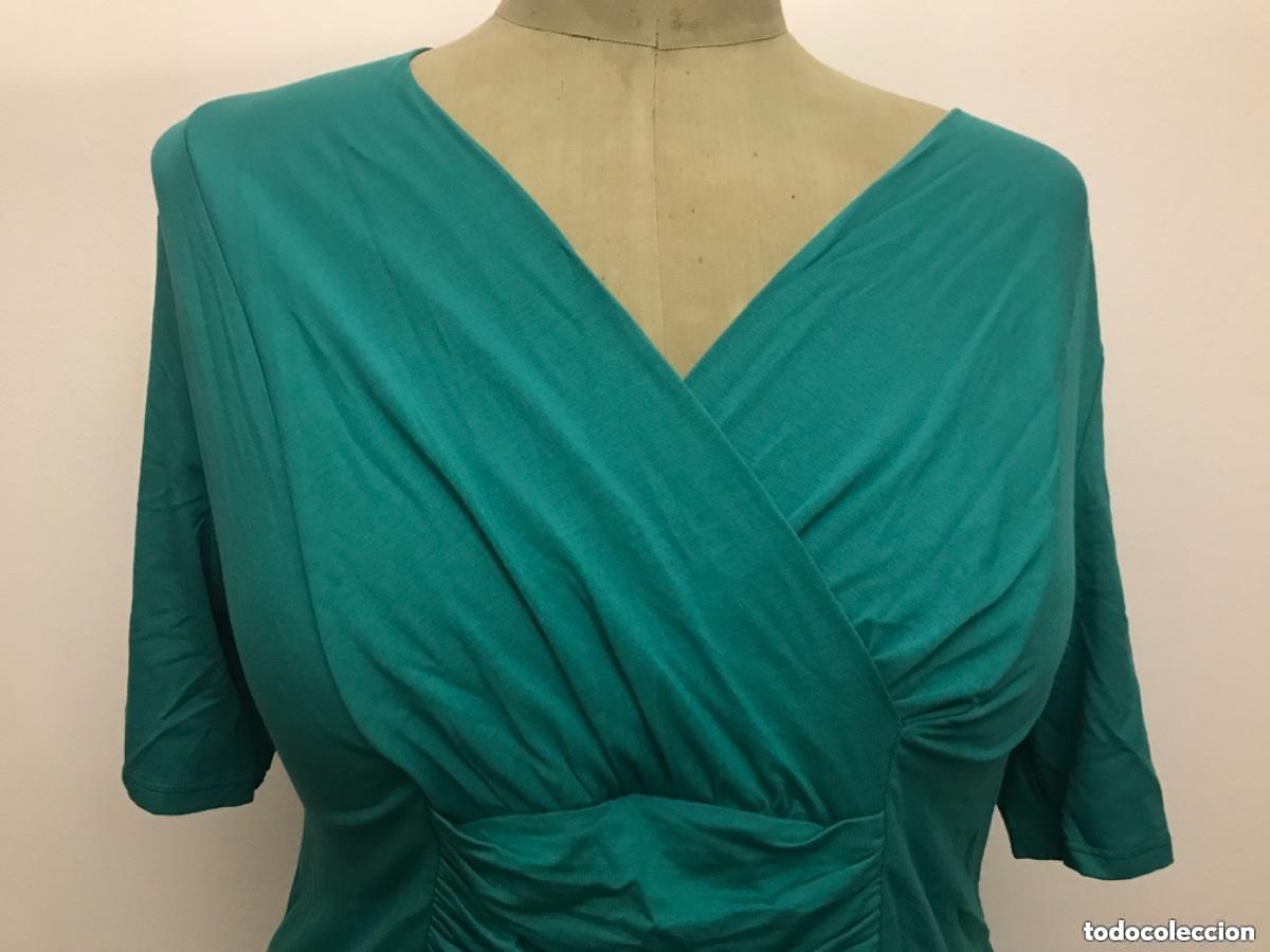 Vintage: DAVID NIEPER SUMMER DRESS VESTIDO VERDE ESMERALDA TALLA 20 NUEVO CON ETIQUETAS