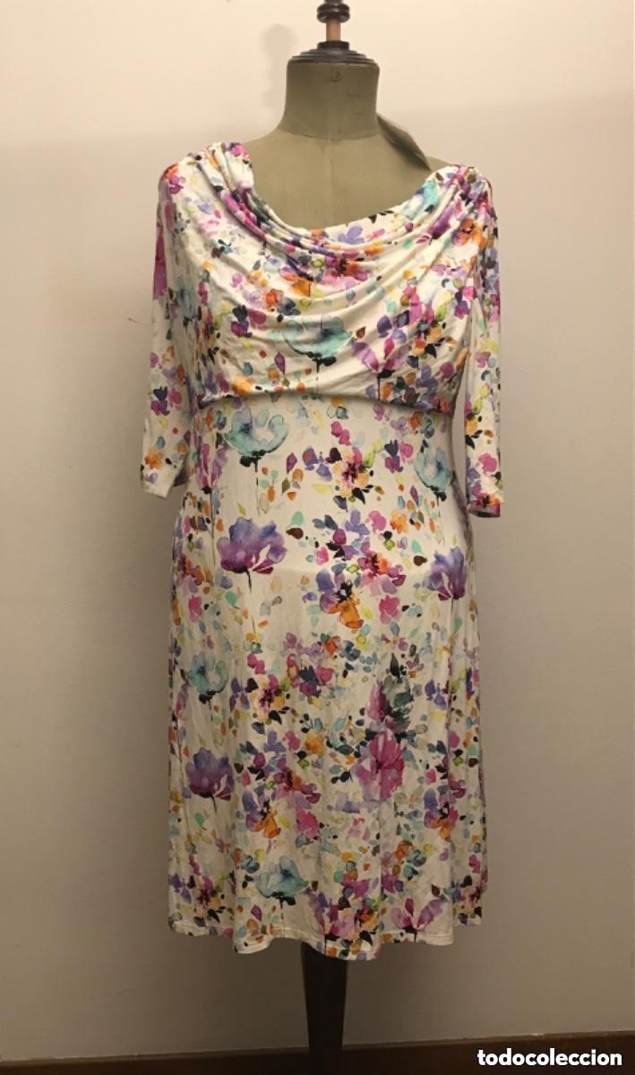 Vintage: DAVID NIEPER SUMMER DRESS VESTIDO FLORAL TALLA 20 SECRET GARDEN NUEVO CON ETIQUETAS