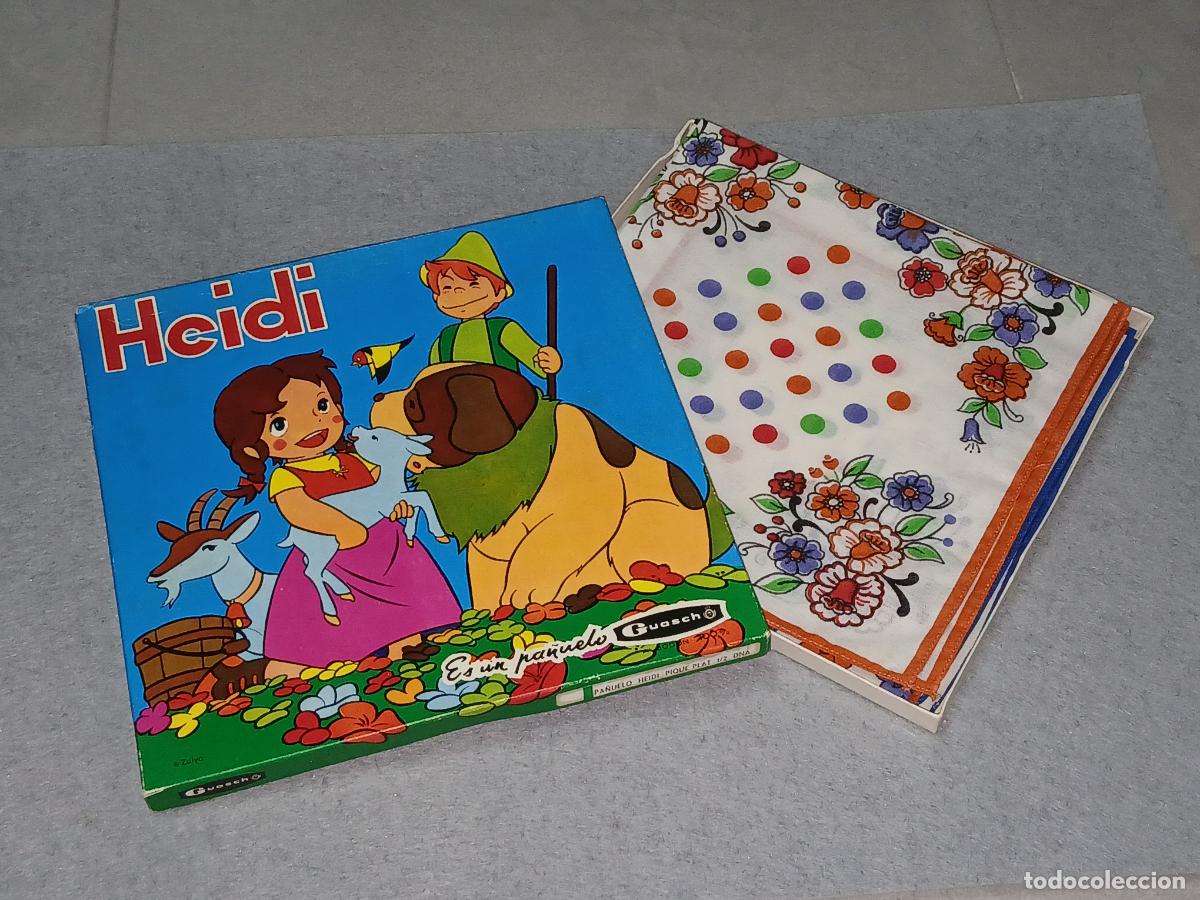 Vintage: Moda vintage. Caja pa&ntilde;uelos Guasch Heidi, con pa&ntilde;uelos motivos florales