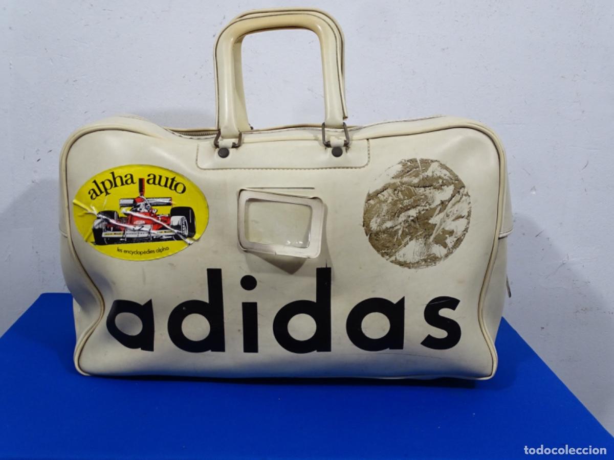 Vintage: ANTIGUA BOLSA DEPORTE ADIDAS A&Ntilde;OS 60. OCCITANIA. ALPHA AUTO. MADE IN FRANCE BY MFS.