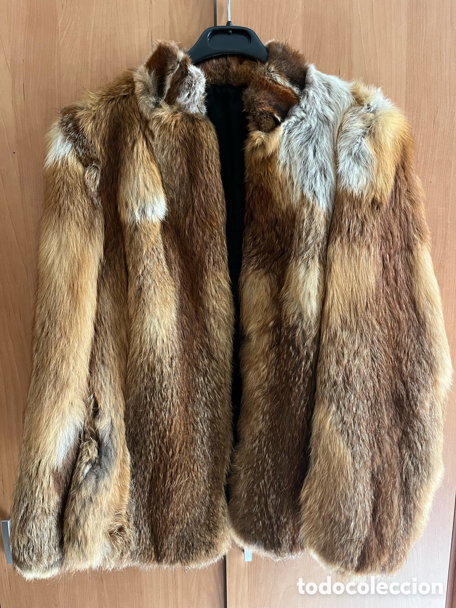 Vintage: Abrigo Chaquet&oacute;n de piel de zorro