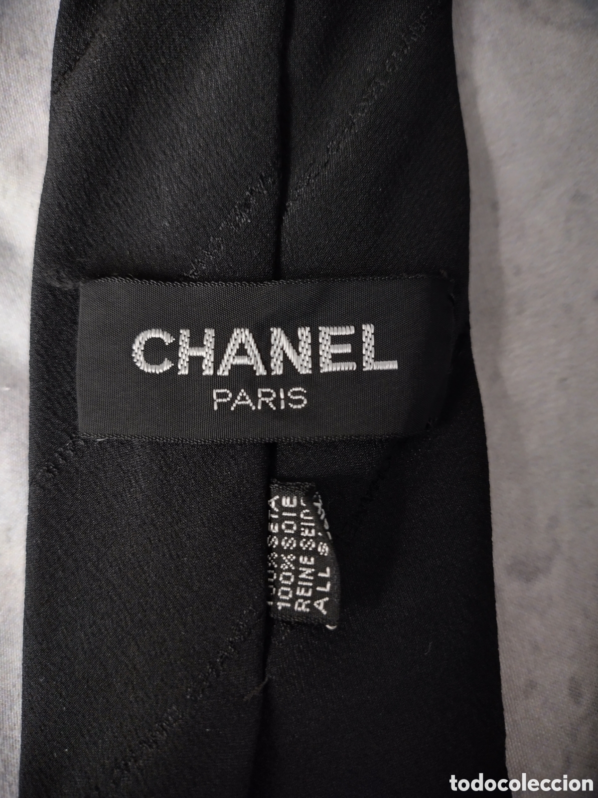 Vintage: CORBATA CHANEL PARIS 100% SEDA. VINTAGE ANTIGUA