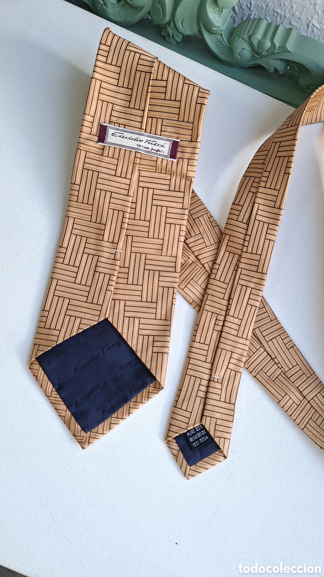 Vintage: Corbata Seda Vintage Emidio Tucci - Foto 7
